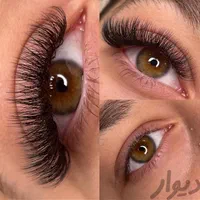 اکستنشن وکاشت‌ مژه بامژه های ابریشمی و سبک ولیفت|خدمات آرایشگری و زیبایی|رشت, توشیبا|دیوار