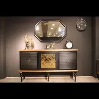 ست آینه کنسول چوبی مدل زمرد|بوفه، ویترین، کنسول|ارومیه, |دیوار