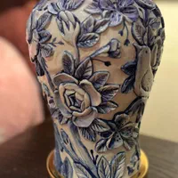 چراغ خواب با پایه ی سرامیکی کنده کاری|چراغ خواب و آباژور|تهران, الهیه|دیوار