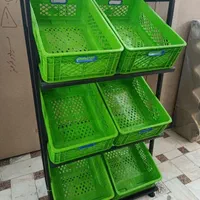 استند پالت قفسه میوه و سبزی و تنقلات طبقاتی