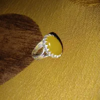 انگشتر نقره ۹۲۵ عیار با نگین شرف الشمس|بدلیجات|پرند, فاز ۶|دیوار