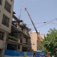 جرثقیل۷تن نصب شیشه،اسلب، سازه نگهبان، تخلیه میلگرد|خدمات حمل و نقل|تهران, صادقیه|دیوار