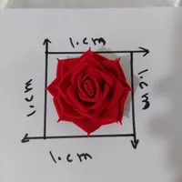 *رز مخمل سایز10 پارچه خارجی*|گل مصنوعی|قرچک, |دیوار