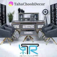 مبل اداری مدل M01/میزمدیریت/صندلی گردان چرخدارفایل