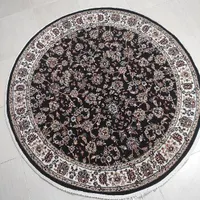 فرش زمینه مشکی  گرد