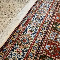 قالیچه دستباف مود بیرجند ۴متری نقشه‌خشتی گل‌ابریشم|فرش|تهران, بازار|دیوار