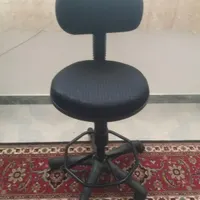 صندلی آزمایشگاهی گردان چرخدار