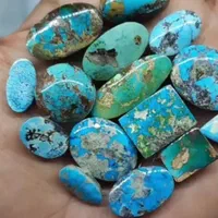 سنگ فیروزه وعقیق انگشتری نقره