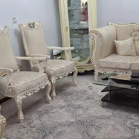 مبلمان استیل ۷نفره وناهارخوری ۶نفره|مبلمان خانگی و میز عسلی|کرج, کارخانه قند|دیوار