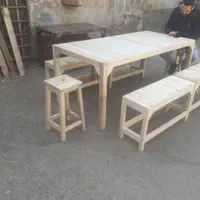میز صندلی چوب نیمکت کافه قهوه خانه ای کد ۱۲۲|صندلی و نیمکت|تهران, امام حسین|دیوار