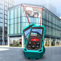 متر لیزری دوبیندار mileseey S2 بابرد 80 متر