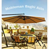 صندلی باغی رستوران روستیک چوبی / آتشدان دورچوب|میز و صندلی غذاخوری|تهران, چیتگر جنوبی|دیوار