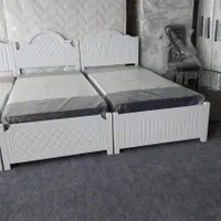 تخت و سرویس  خواب چوبی وکیوم با کفی|تخت و سرویس خواب|تبریز, |دیوار