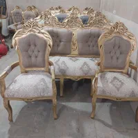 مبل مبلمان سلطنتی نه نفره چوب راش با میز 17500|مبلمان خانگی و میز عسلی|مشهد, پنجتن|دیوار