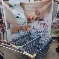 گهواره پایه فلزی سیسمونی ننو (بانوج )|تخت و صندلی بچه|مشهد, عبادی|دیوار