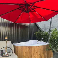 کلبه دوبلکس جنگلی با جکوزی|اجارهٔ کوتاه‌مدت ویلا و باغ|رامسر, |دیوار