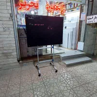 تخته وایت برد شیشه ای۱۲۰×۷۰ همراه پایه نگهدارنده|لوازم التحریر|مشهد, هفده شهریور|دیوار