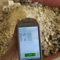کاتالیزور،کاتالیست خاک کاتالیزور  با دستگاه xrf
