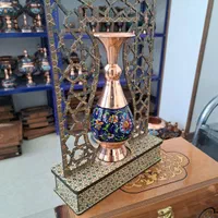 تندیس میناکاری وان یکاد و مس و پرداز فیروزه کوبی|مجسمه، تندیس، ماکت|اصفهان, باغ فدک|دیوار