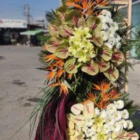 تاج گل ختمی جشنی فانتزی سلطنتی نمایشگاهی|گل و گیاه طبیعی|تهران, بازار|دیوار