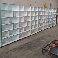 قفسه رنگی و سفید