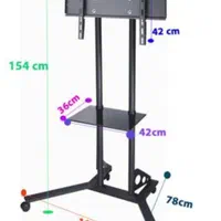 پایه ایستاده چرخدار تلویزیون LCDARM مدل TR-160|تلویزیون و پروژکتور|تهران, قیطریه|دیوار