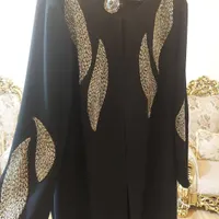 مانتو مجلسی مزون دوز کار شده به همراه شال ست