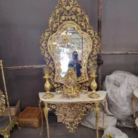 آینه شمعدان آینه کنسول کنار سالنی آینه کنارسالنی|صنایع دستی و سایر لوازم تزئینی|مشهد, طلاب|دیوار