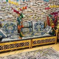 تخت سنتی مدل جیران مبل شاه نشین مبلمان سنتی