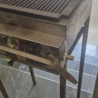 کباب پز و همبرگر پز گازی ازجنس چدن