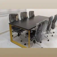 میزکنفرانس 4 نفره 6 نفره پایه فلزی  اداری|دفتر کار|کرج, چهارصد دستگاه|دیوار