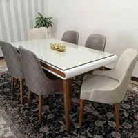 صندلیِ لاکچری ومیز نهارخوری میز غذاخوری