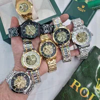 رولکس دیت جاست اتوماتیک پشت شیشه rolex ساعت