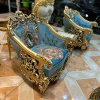 مبل رزگل کد907استیل خرچنگی آنائل سلطنتی آلیس|مبلمان خانگی و میز عسلی|اصفهان, سنبلستان|دیوار