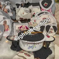 فروش ودوخت سرویس آشپزخانه|سفره، حوله، دستمال آشپزخانه|شیراز, شهرک گلستان|دیوار