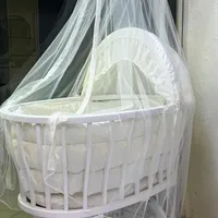 گهوارره چوبی- سبد نظم دهنده- روتختی- لوازم کودک
