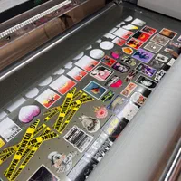 چاپ لیبل ژله ای برچسب اموال یووی دی تی اف استیکر