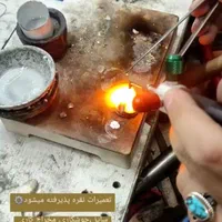 تعمیرات نقره سایز انگشتر جوشکاری نقره