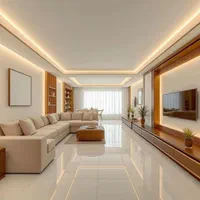 اجرای کناف، کمپارس، تایل۶۰*۶۰، تی وی روم
