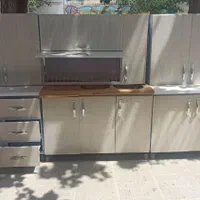 کابینت بدنه فلزی دربMFDباصفحه/سینک عرض 60ارتفاع 80|مصالح و تجهیزات ساختمان|خمینی‌شهر, |دیوار