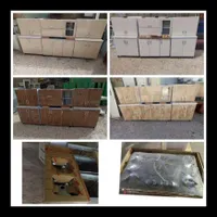 کابینت آشپزخانه بدنه فلزدرب چوبی کابینت فلزی/کهندژ|مصالح و تجهیزات ساختمان|خمینی‌شهر, |دیوار
