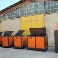 پمپباد اسکرو kcp / دستگاه پی یو / مخزن/ compressor|ماشین‌آلات صنعتی|قم, نخودی|دیوار
