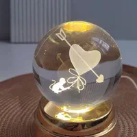 گوی کریستال زیر چوپی|چراغ خواب و آباژور|اصفهان, طامه|دیوار