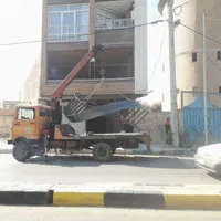 جرثقیل ۳ تن دکل ۱۲ متری‌ (سبدار)|خدمات حمل و نقل|خمینی‌شهر, |دیوار