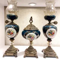 شمعدان و شکلات خوری گلدار|صنایع دستی و سایر لوازم تزئینی|تهران, شوش (باغ آذری)|دیوار