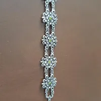 دستبند استیل نگین دار