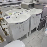 روشویی کابینتی سایز ۵۰ و۵۵ پایه دار دو درب|لوازم سرویس بهداشتی|کرج, شاهین‌ویلا|دیوار
