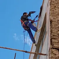 خدمات پیچ ورولپلاک سنگ شستشو نما کار باطناب راپل|خدمات پیشه و مهارت|کرج, باغستان|دیوار