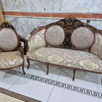 مبل سلطنتی ۹نفره تمام چوب راش مبلمان شاهان|مبلمان خانگی و میز عسلی|تبریز, |دیوار