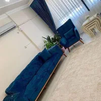 پرده حریر ساده و دکور مخمل کالیفرنیا(شیک و مدرن)|پرده، رانر، رومیزی|تبریز, |دیوار